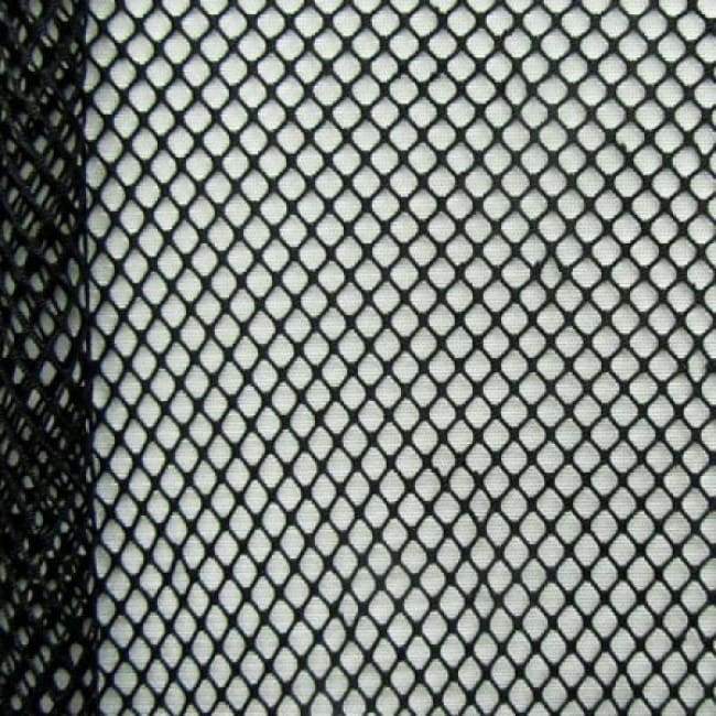 Black Stretch Mesh - Fishnet