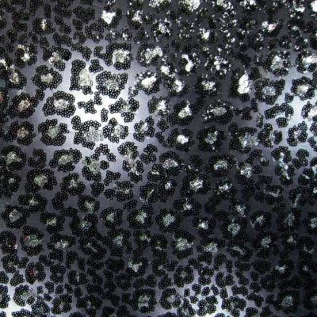 Leopard Print Inspired Sequined Polyester - Sequins - Other Fabrics -  Fashion Fabrics